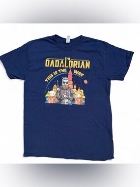Star Wars Dadalorian Graphic Tee Size Large Funny Shirt